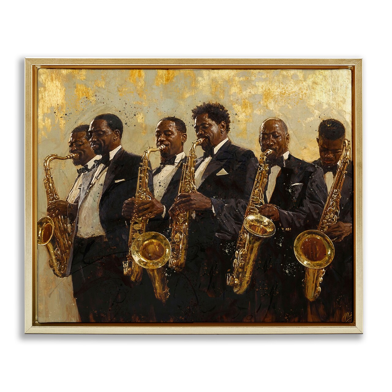 Stupell Industries Golden Era Ensemble Floating Frame, design by Marta Wiley